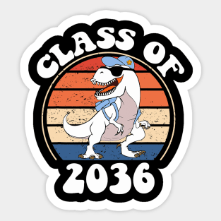 Class Of 2036 Grow With Me Kindergarten First Day Of School Sticker